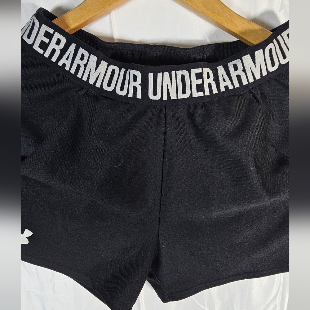 Under Armour Dark Shorts with Logo Waistband